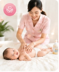 Massage cho trẻ sơ sinh